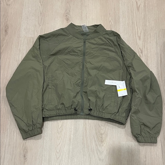 NWT Self Esteem Size Medium Olive Green Zip-Up Jacket - Picture 2 of 7
